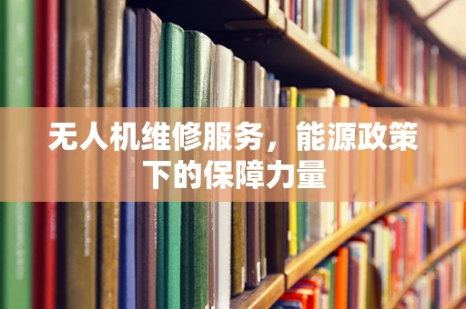 无人机维修服务，能源政策下的保障力量