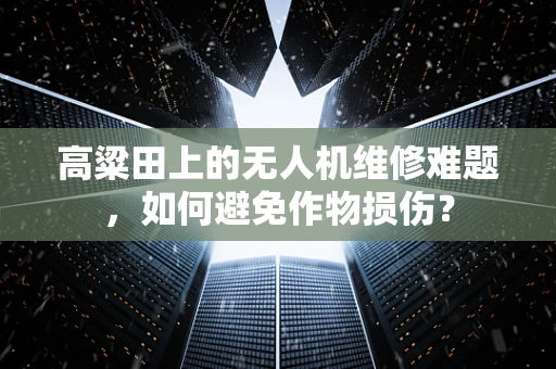 高粱田上的无人机维修难题，如何避免作物损伤？