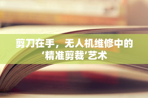 剪刀在手，无人机维修中的‘精准剪裁’艺术