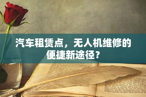 汽车租赁点，无人机维修的便捷新途径？
