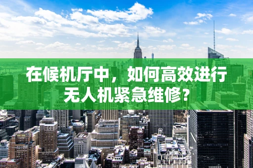 在候机厅中，如何高效进行无人机紧急维修？