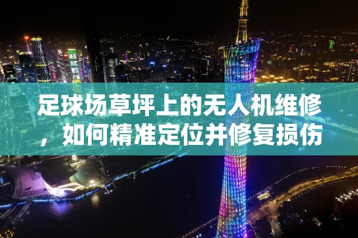 足球场草坪上的无人机维修，如何精准定位并修复损伤？