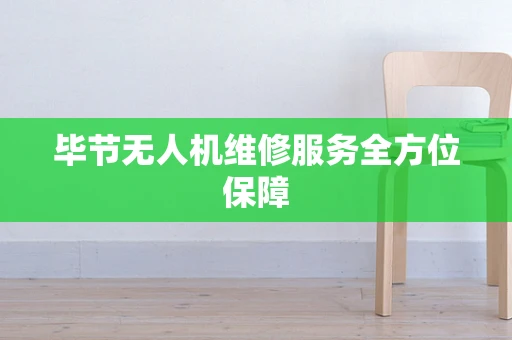 毕节无人机维修服务全方位保障
