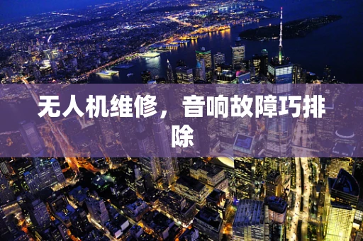 无人机维修，音响故障巧排除