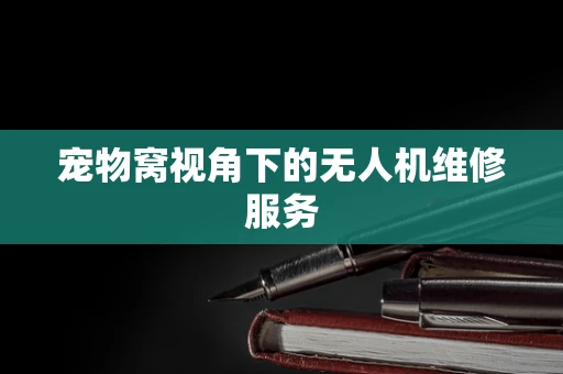宠物窝视角下的无人机维修服务