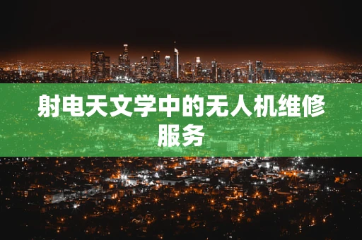 射电天文学中的无人机维修服务