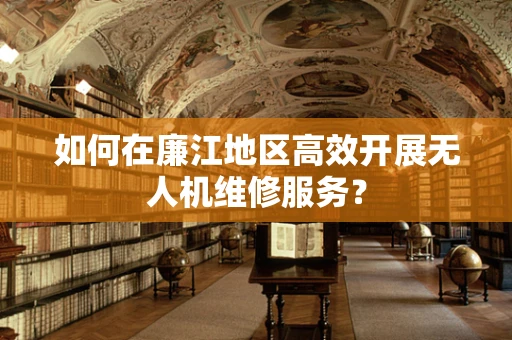 如何在廉江地区高效开展无人机维修服务？