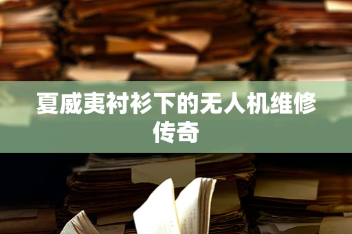 夏威夷衬衫下的无人机维修传奇
