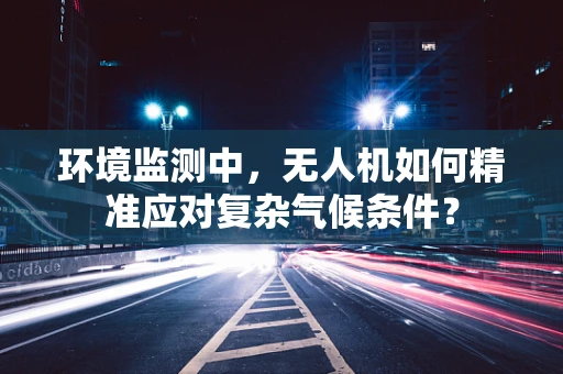 环境监测中，无人机如何精准应对复杂气候条件？