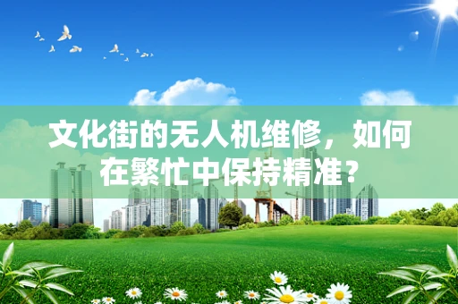 文化街的无人机维修，如何在繁忙中保持精准？