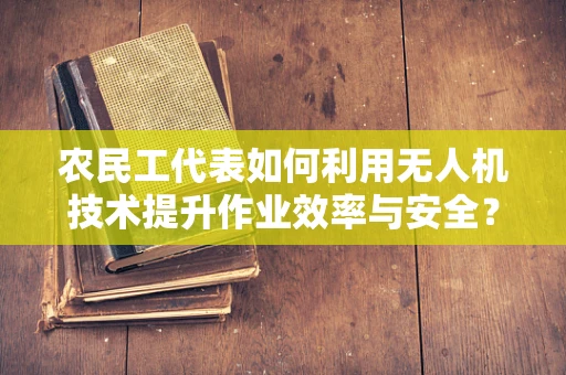 农民工代表如何利用无人机技术提升作业效率与安全？