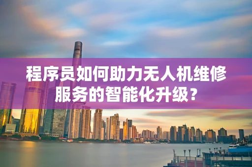 程序员如何助力无人机维修服务的智能化升级？