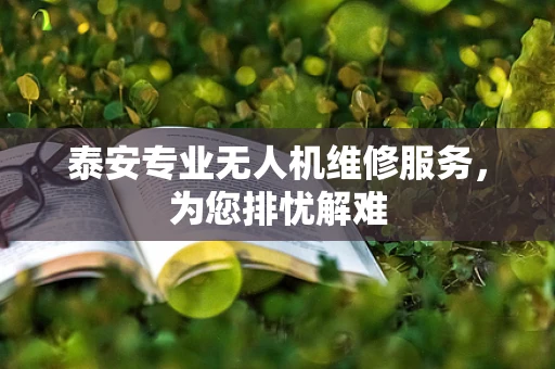 泰安专业无人机维修服务，为您排忧解难