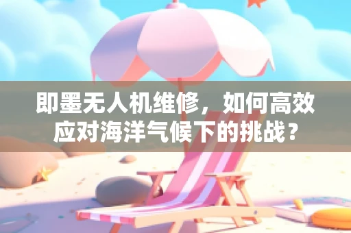 即墨无人机维修，如何高效应对海洋气候下的挑战？