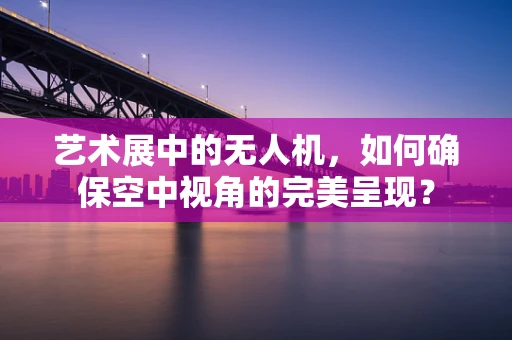 艺术展中的无人机，如何确保空中视角的完美呈现？
