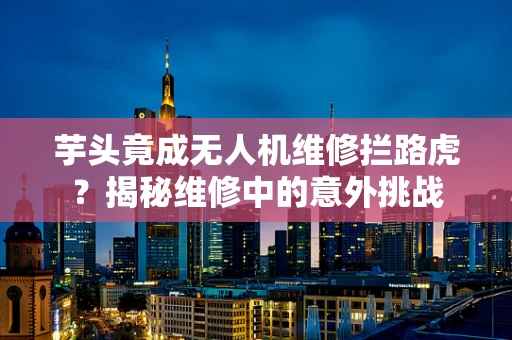 芋头竟成无人机维修拦路虎？揭秘维修中的意外挑战