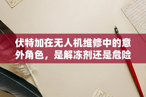 伏特加在无人机维修中的意外角色，是解冻剂还是危险品？