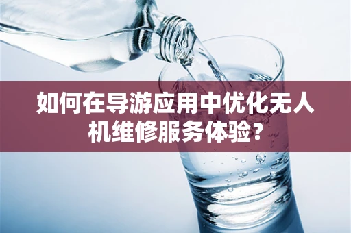 如何在导游应用中优化无人机维修服务体验？