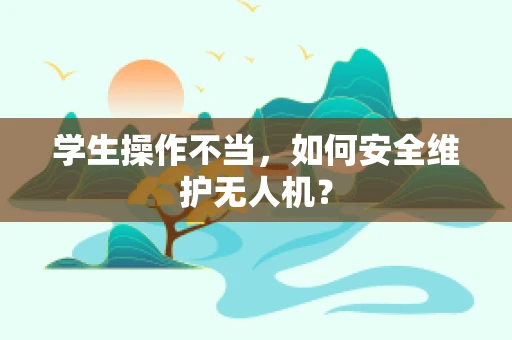 学生操作不当，如何安全维护无人机？