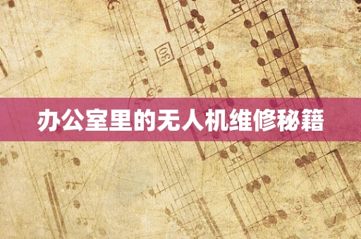 办公室里的无人机维修秘籍
