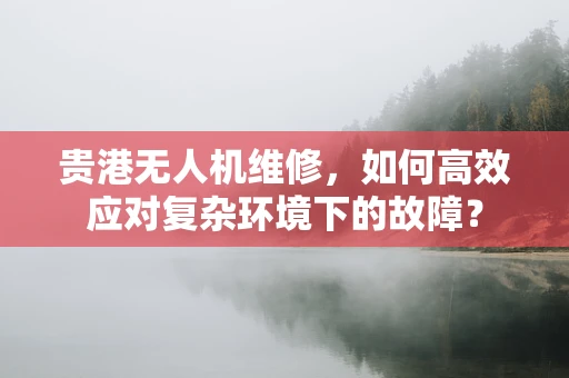 贵港无人机维修，如何高效应对复杂环境下的故障？