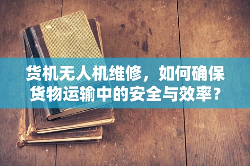 货机无人机维修，如何确保货物运输中的安全与效率？