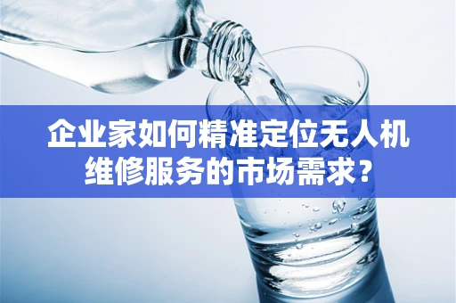企业家如何精准定位无人机维修服务的市场需求？