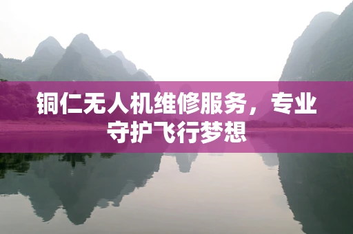 铜仁无人机维修服务，专业守护飞行梦想