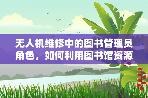 无人机维修中的图书管理员角色，如何利用图书馆资源优化维修流程？