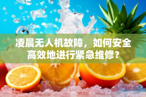 凌晨无人机故障，如何安全高效地进行紧急维修？