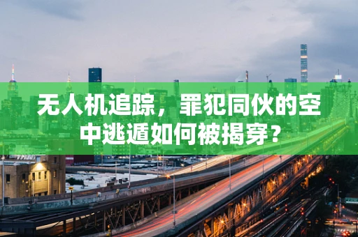 无人机追踪，罪犯同伙的空中逃遁如何被揭穿？