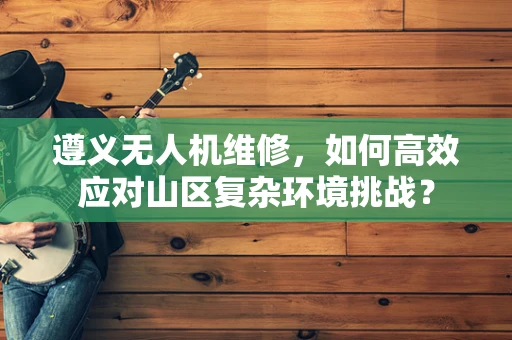 遵义无人机维修，如何高效应对山区复杂环境挑战？