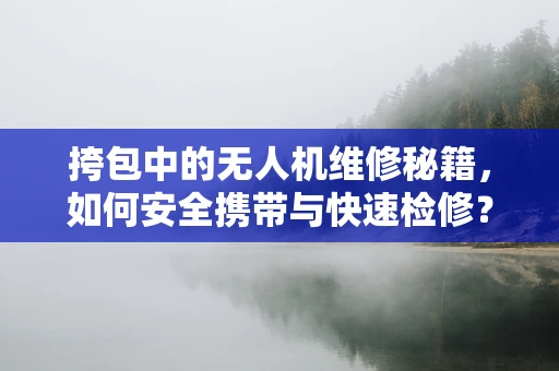 挎包中的无人机维修秘籍，如何安全携带与快速检修？