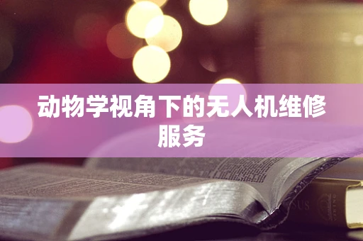 动物学视角下的无人机维修服务