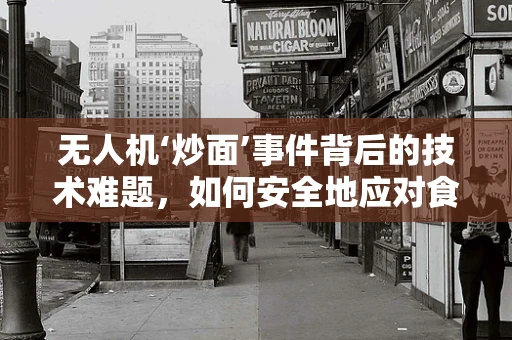 无人机‘炒面’事件背后的技术难题，如何安全地应对食物残渣干扰？