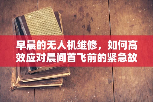 早晨的无人机维修，如何高效应对晨间首飞前的紧急故障？