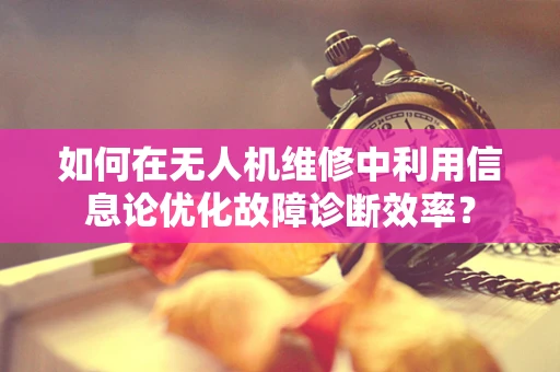 如何在无人机维修中利用信息论优化故障诊断效率？