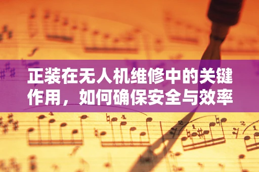 正装在无人机维修中的关键作用，如何确保安全与效率？