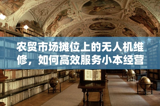 农贸市场摊位上的无人机维修，如何高效服务小本经营者？