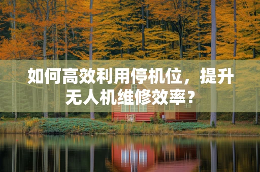 如何高效利用停机位，提升无人机维修效率？