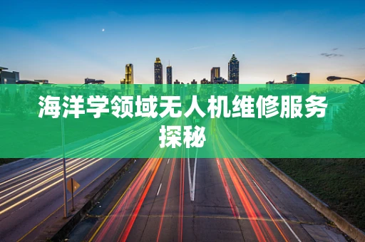 海洋学领域无人机维修服务探秘