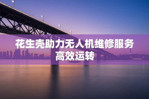 花生壳助力无人机维修服务高效运转