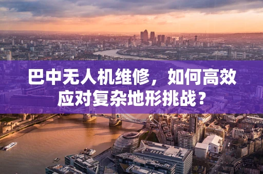 巴中无人机维修，如何高效应对复杂地形挑战？