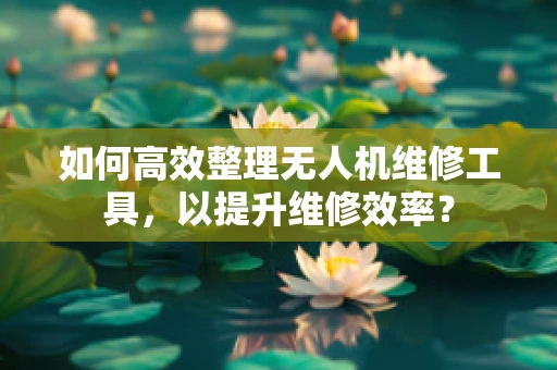 如何高效整理无人机维修工具，以提升维修效率？