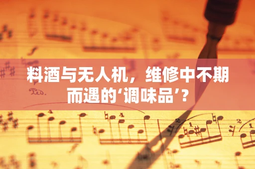 料酒与无人机，维修中不期而遇的‘调味品’？