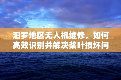 汨罗地区无人机维修，如何高效识别并解决桨叶损坏问题？