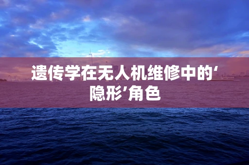遗传学在无人机维修中的‘隐形’角色