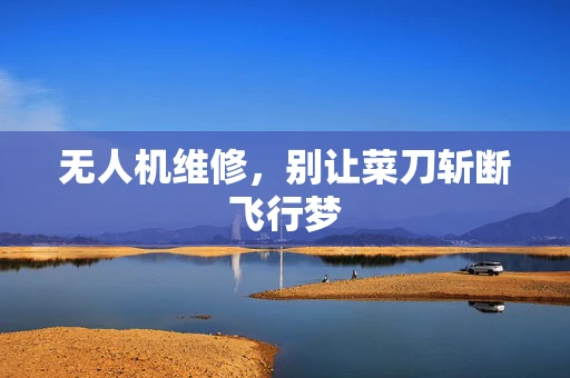 无人机维修，别让菜刀斩断飞行梦
