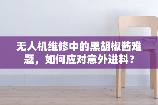 无人机维修中的黑胡椒酱难题，如何应对意外进料？