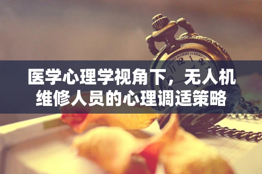 医学心理学视角下，无人机维修人员的心理调适策略